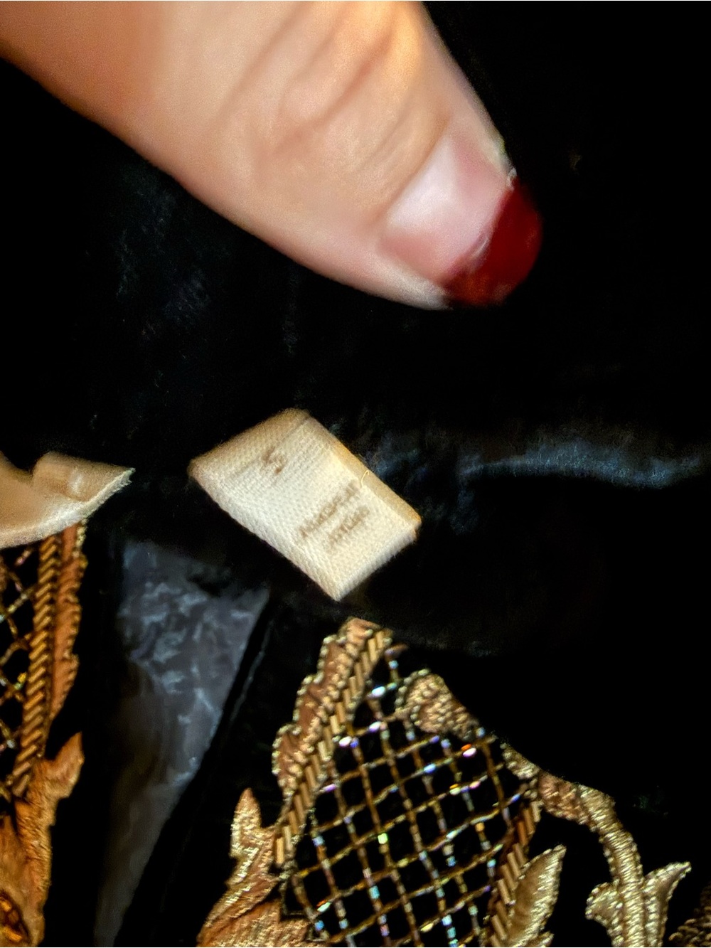 Soft Surroundings Antoinette Jacket  in Black/gold - Picture 6 of 13